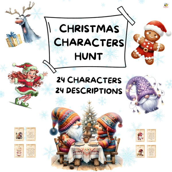 CHRISTMAS CHARACTERS HUNT