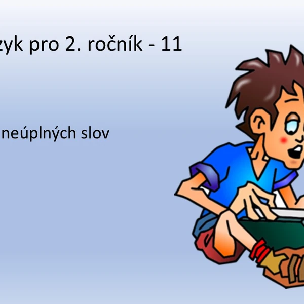 Český jazyk pro 2. ročník - 11