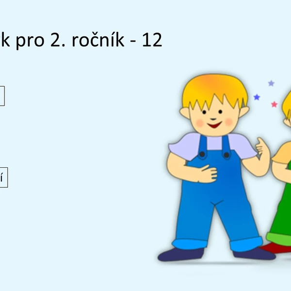 Český jazyk pro 2. ročník - 12