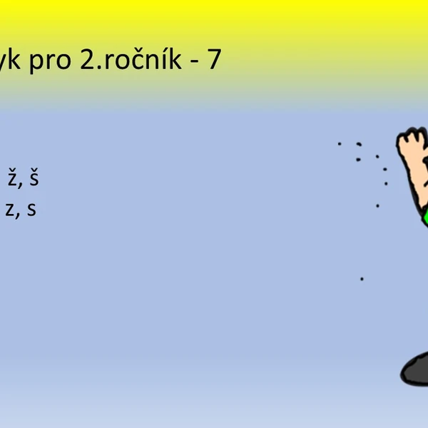 Český jazyk pro 2. ročník - 7.