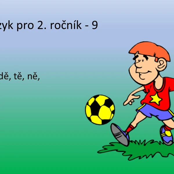 Český jazyk pro 2. ročník - 9