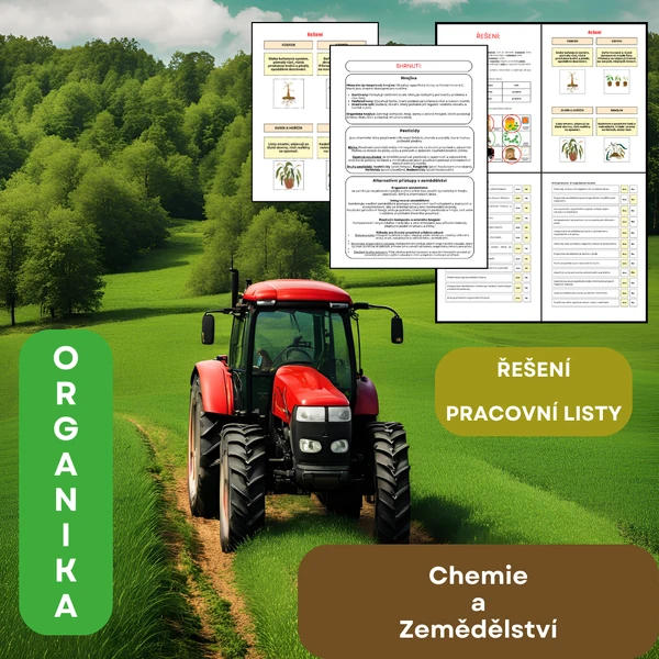 CHEMIE a zemědělství - Pracovní listy s řešením