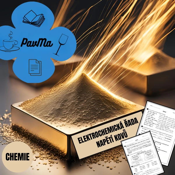 CHEMIE: Elektrochemická řada napětí kovů - Pracovní listy s řešením