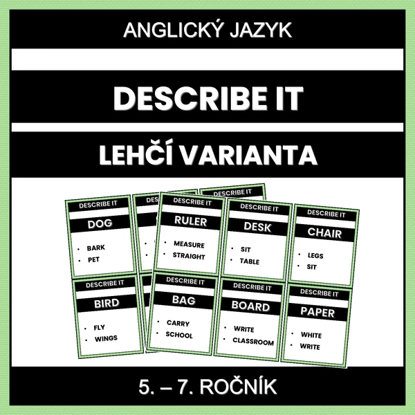 Describe It (lehčí varianta)