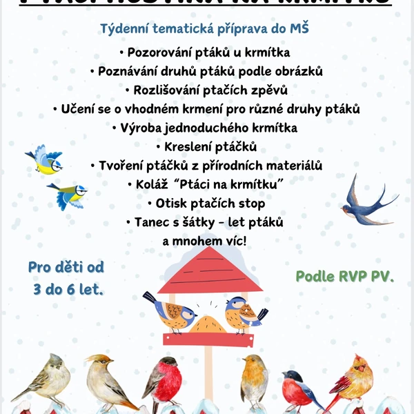 Ptačí hostina na krmítku 