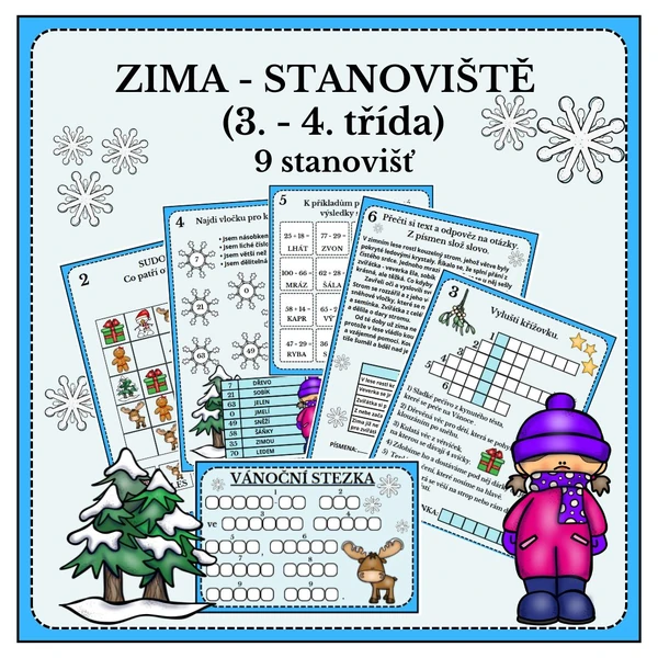 Zima - stanoviště