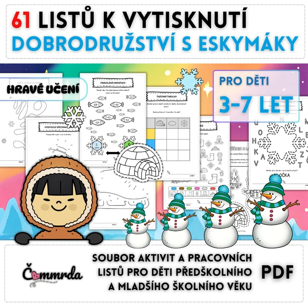 Dobrodružství s Eskymáky - soubor aktivit