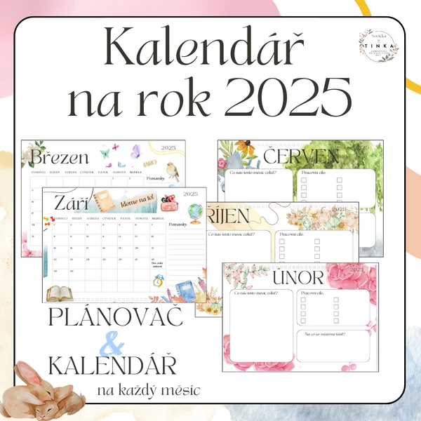 KALENDÁŘ NA ROK 2025