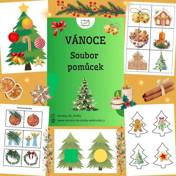 Vánoce - soubor pomůcek 