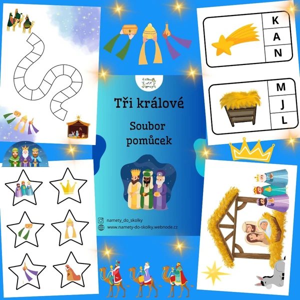 Tři králové - Soubor pomůcek 