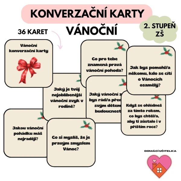 Konverzační karty VÁNOCE