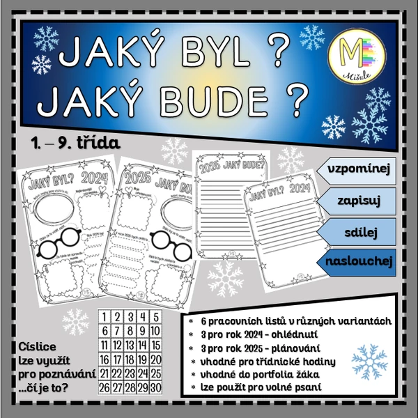 JAKÝ BYL? JAKÝ BUDE? STARÝ A NOVÝ ROK
