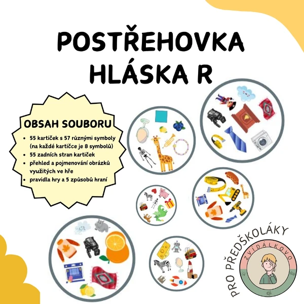 Postřehovka - hláska R 