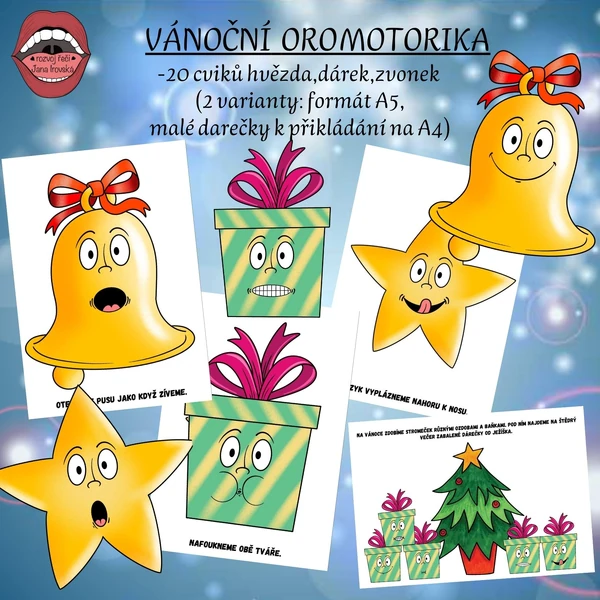 VÁNOČNÍ OROMOTORIKA