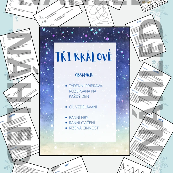 Kompletní příprava do MŠ- TŘI KRÁLOVÉ
