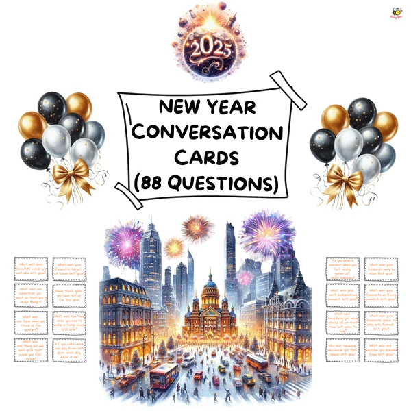 NEW YEAR CONVERSATION CARDS