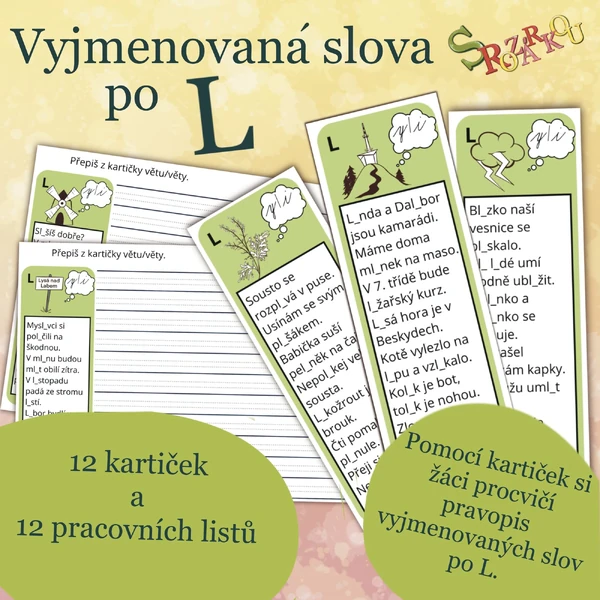 Vyjmenovaná slova po L S Rozárkou