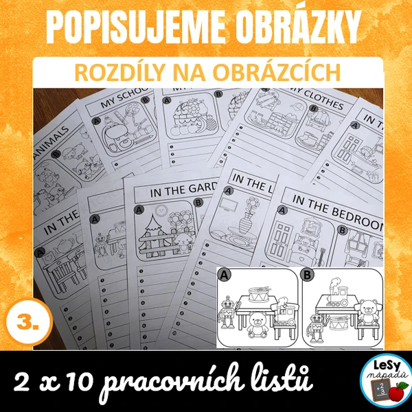 AJ: Popisujeme obrázky - there is/there are