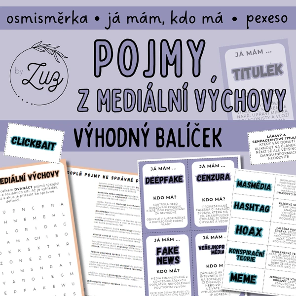Pojmy z mediální výchovy - VÝHODNÝ BALÍČEK