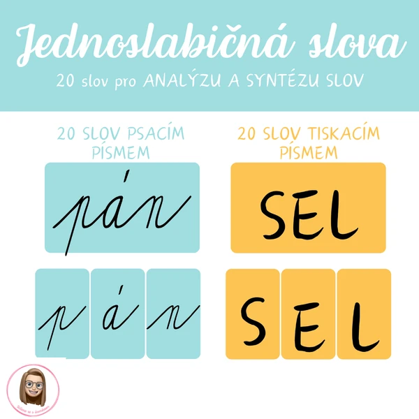 Analýza a syntéza jednoslabičných slov