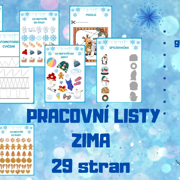 ZIMA - pracovní listy