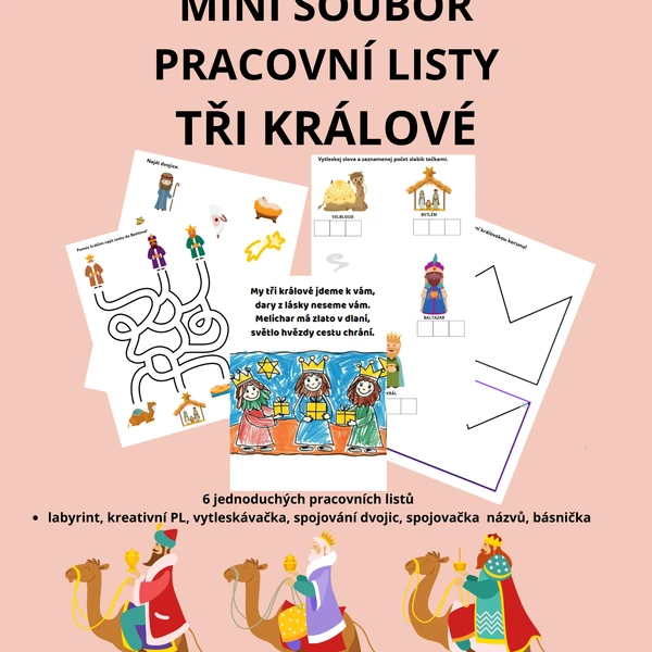 Mini soubor Tři králové