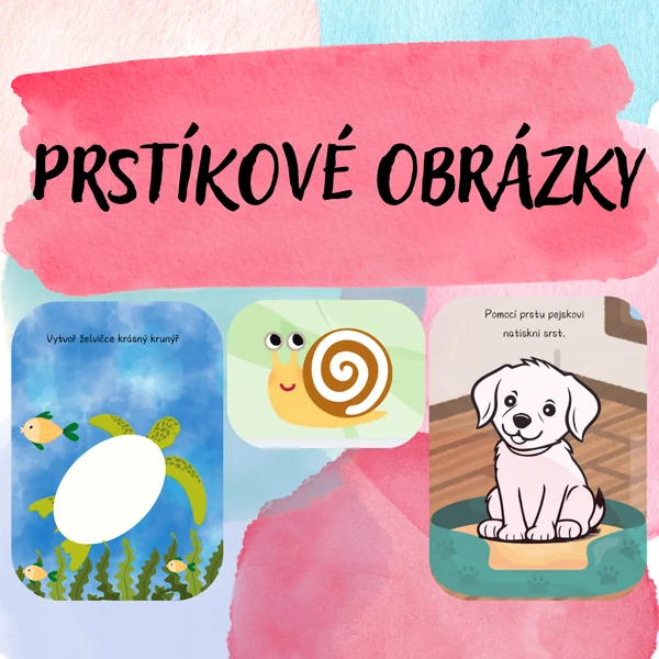 Prstíkové malování - zvířátka