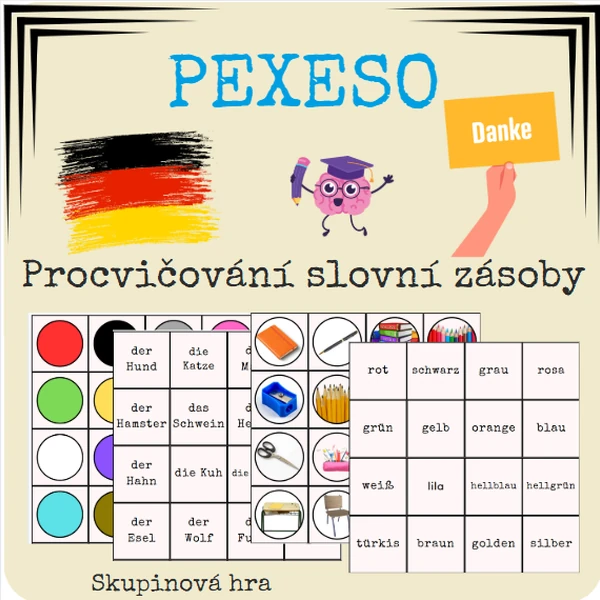 Slovní zásoba - pexeso