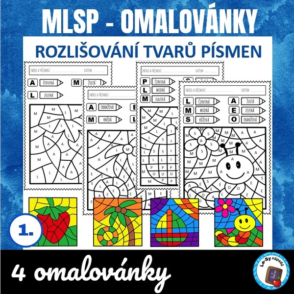 Živá abeceda - MLSP s omalovánkou