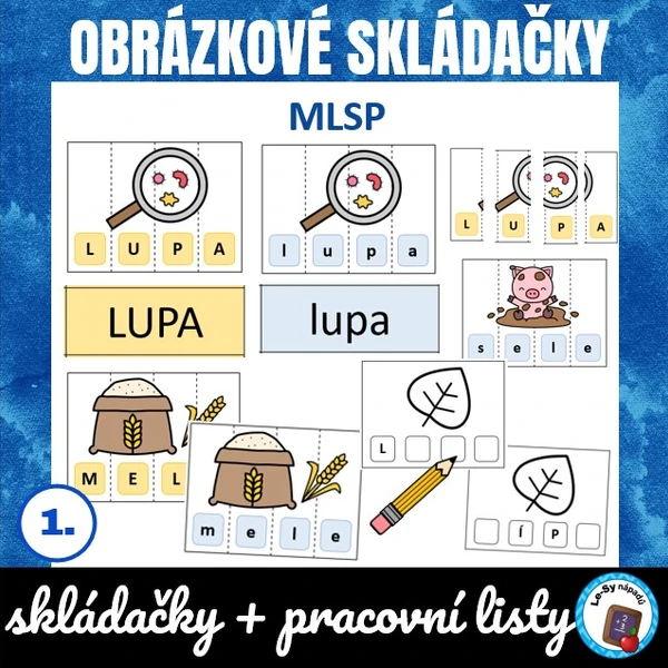 Živá abeceda, MLSP - obrázkové skládačky