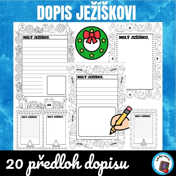 Dopis Ježíškovi - předlohy