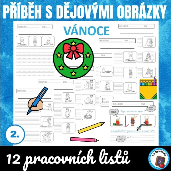 Příběhy s dějovými obrázky (Vánoce)