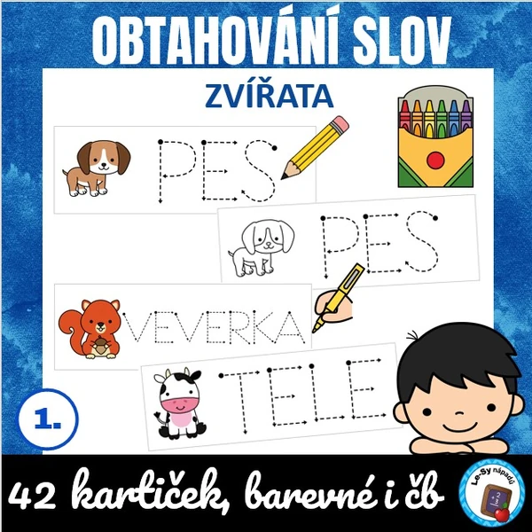 Obtahování slov - zvířata