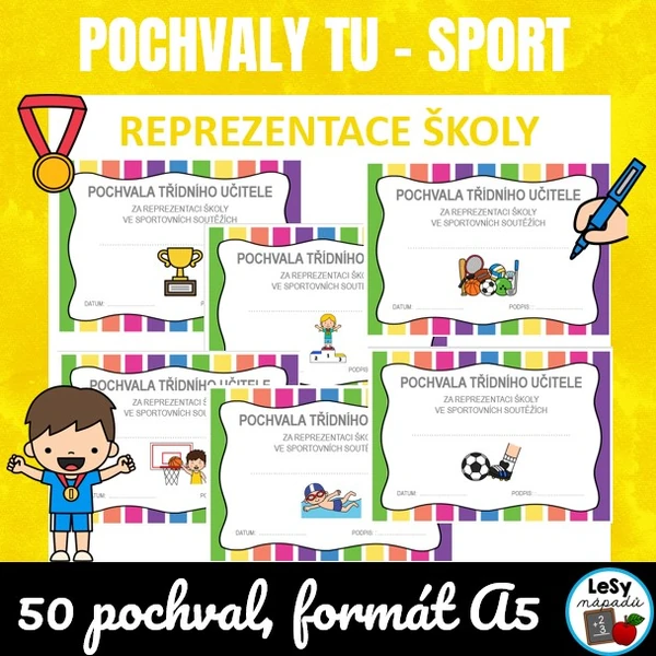Pochvaly TU za sport