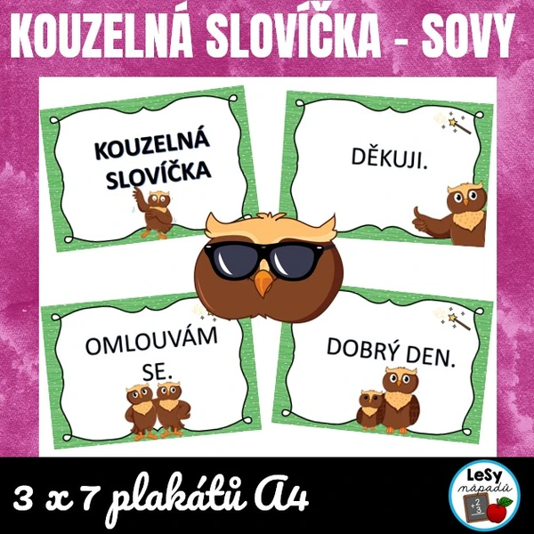 Sovy - kouzelná slovíčka