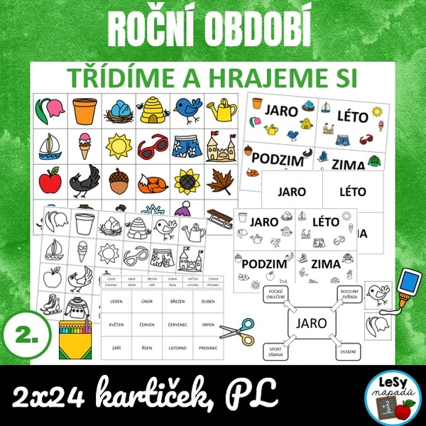 Roční období - třídíme a hrajeme si