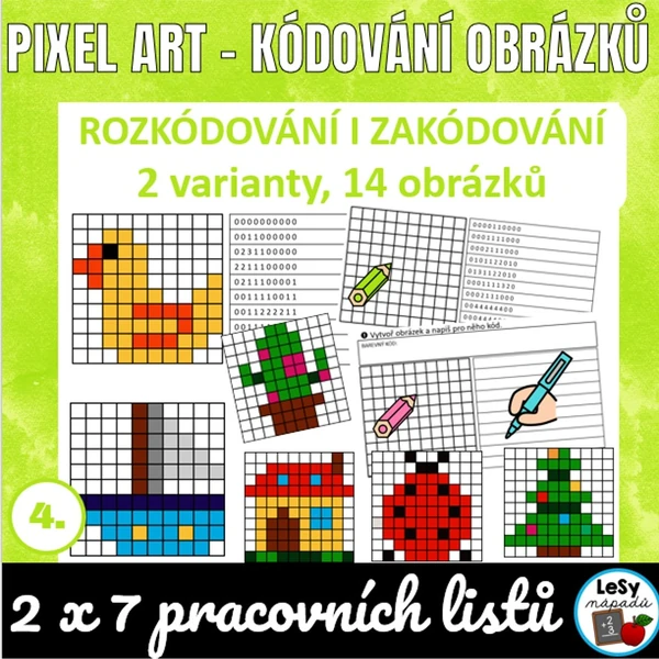 Pixel art - kódování obrázků
