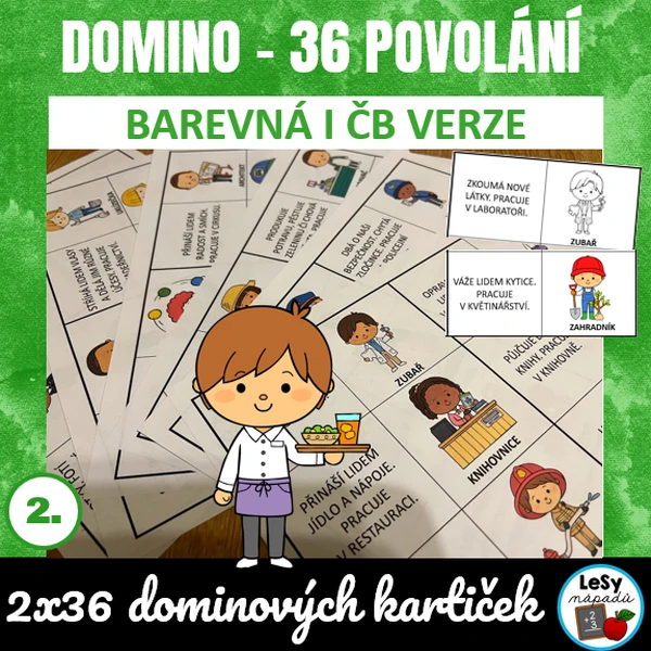 Domino - 36 povolání