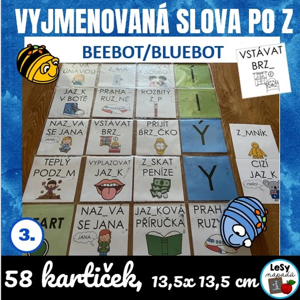 Vyjmenovaná slova po Z - bluebot/beebot