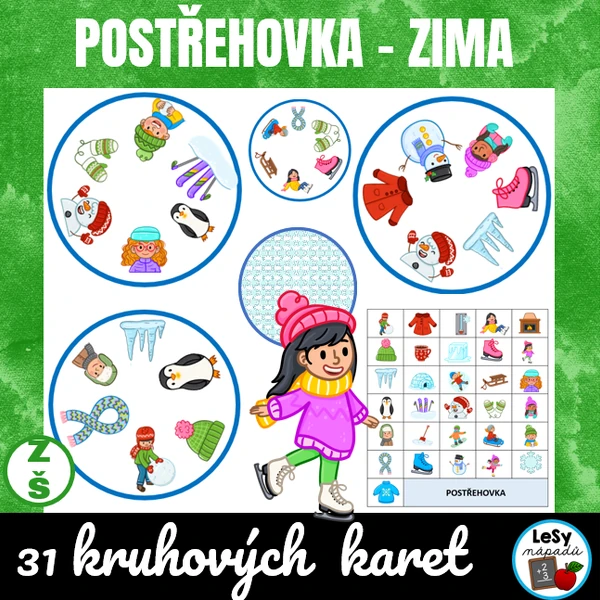 Zima - postřehovka
