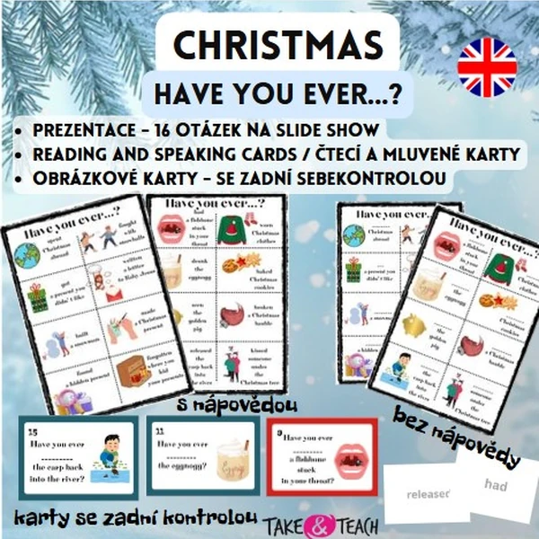 CHRISTMAS - HAVE YOU EVER? Present perfect - předpřítomný čas