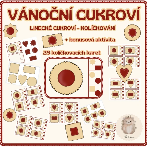 VÁNOČNÍ CUKROVÍ - KOLÍČKOVÁNÍ 