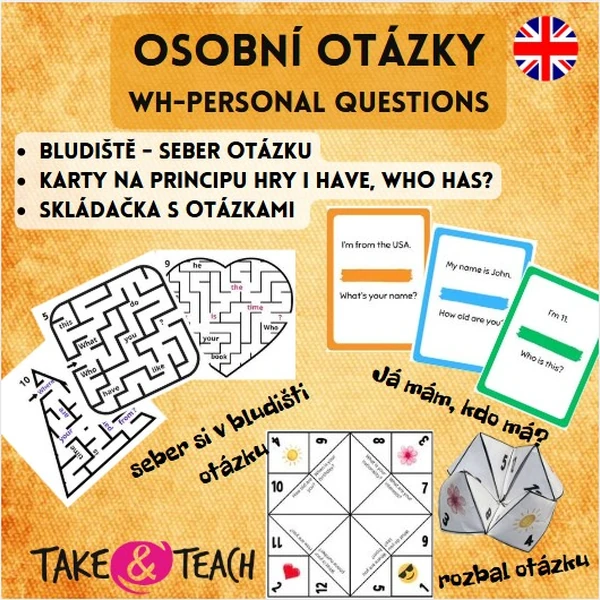 OSOBNÍ OTÁZKY - WH-words - personal questions