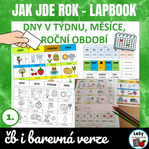 Jak jde rok - lapbook