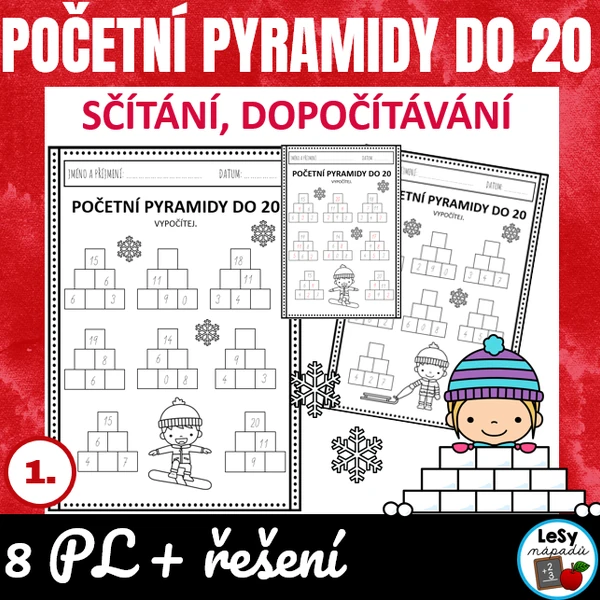 Početní pyramidy do 20