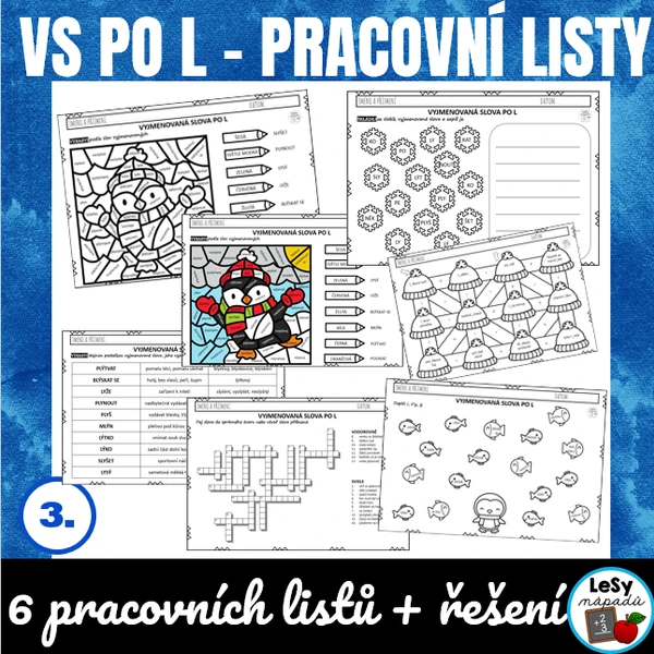 Vyjmenovaná slova po L - pracovní listy