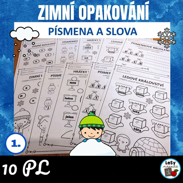 Zimní opakování - pracovní listy