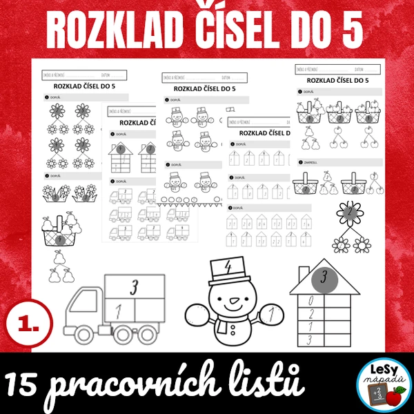 Rozklad čísel do 5