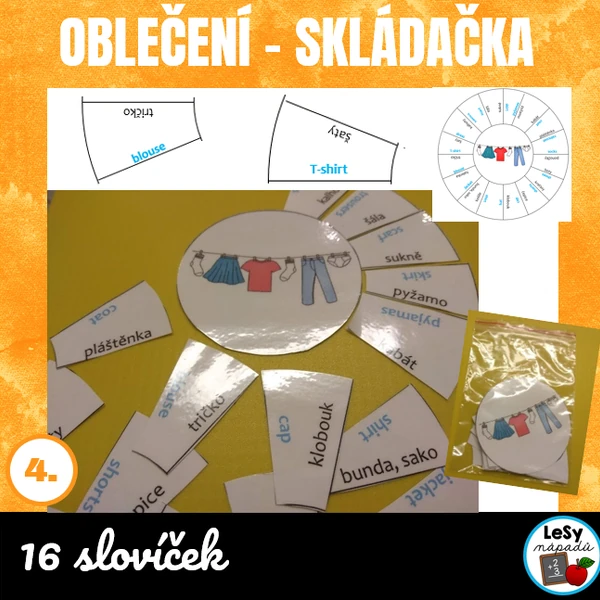 AJ: Oblečení - skládačka