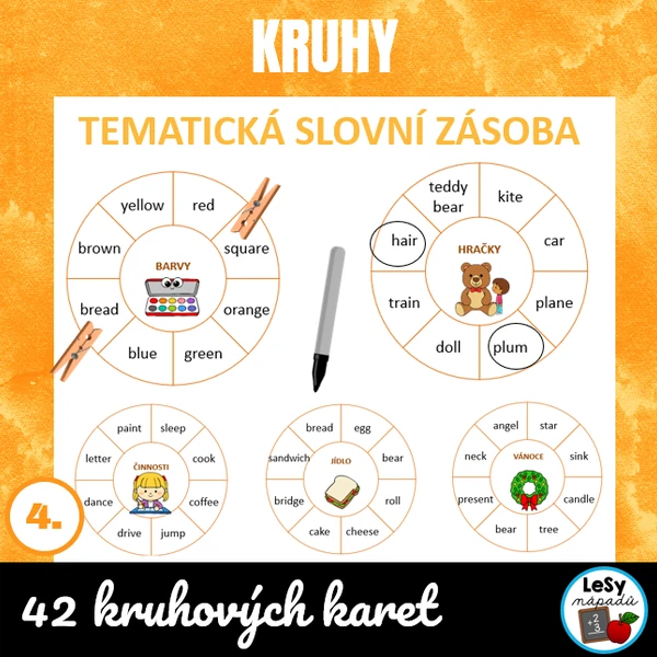 AJ: Kruhy - tematická slovní zásoba